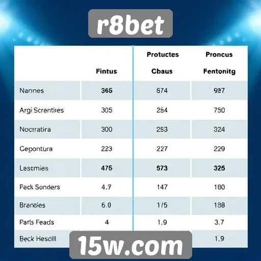 Comparação de bônus no r8bet e concorrentes